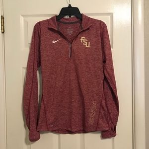NIKE dry fit FSU jacket (size small)